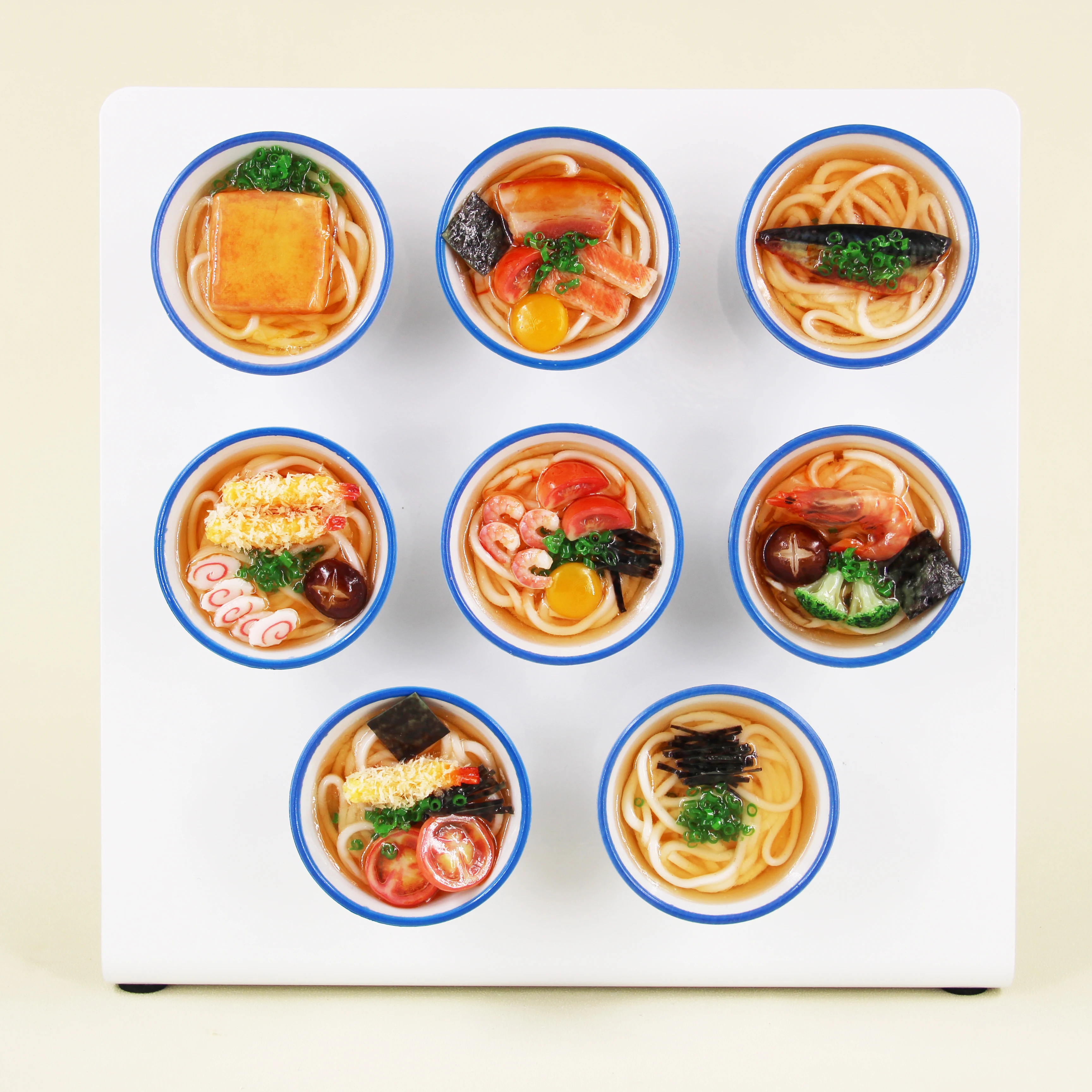 Creative Realistic Japanese Udon Noodles Fridge Magnet Miniature Model Highly Realistic Numerous Details Home Decor Souvenir