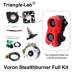 Trianglelab High quality voron stealthburner fullkit 4.0 3D Printer Trident Switchwire 3d printer VORON 2.4 Extruder 10T MOTOR