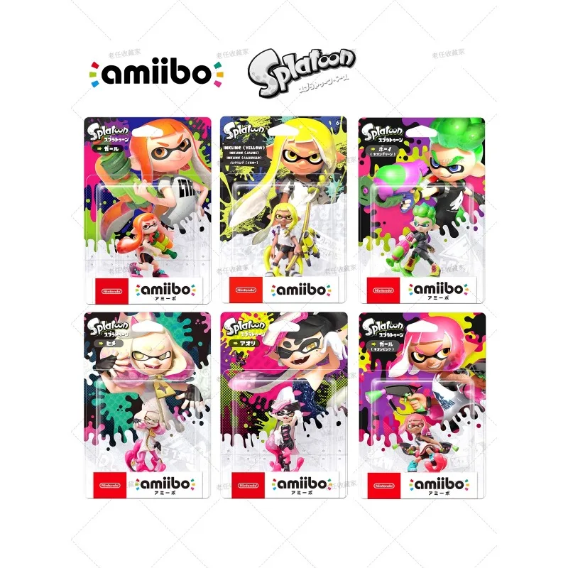 [Inventory] Genuine Splatoon Series Purple Crow Octopus Game Anime Figure Model Toy Doll Gift Statue