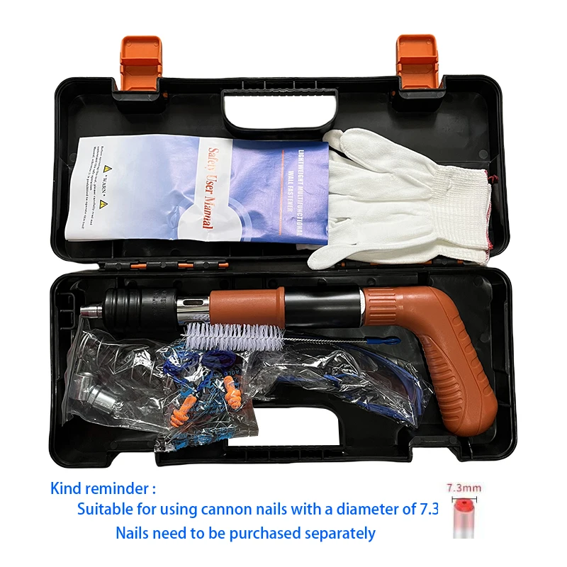 2025 stalowy pistolet do gwoździ ręczny gwoździarka pneumatyczna mocowanie do ścian kotwa drut urządzenie do dłutowania obróbka metali nit pistolet do gwoździ narzędzia
