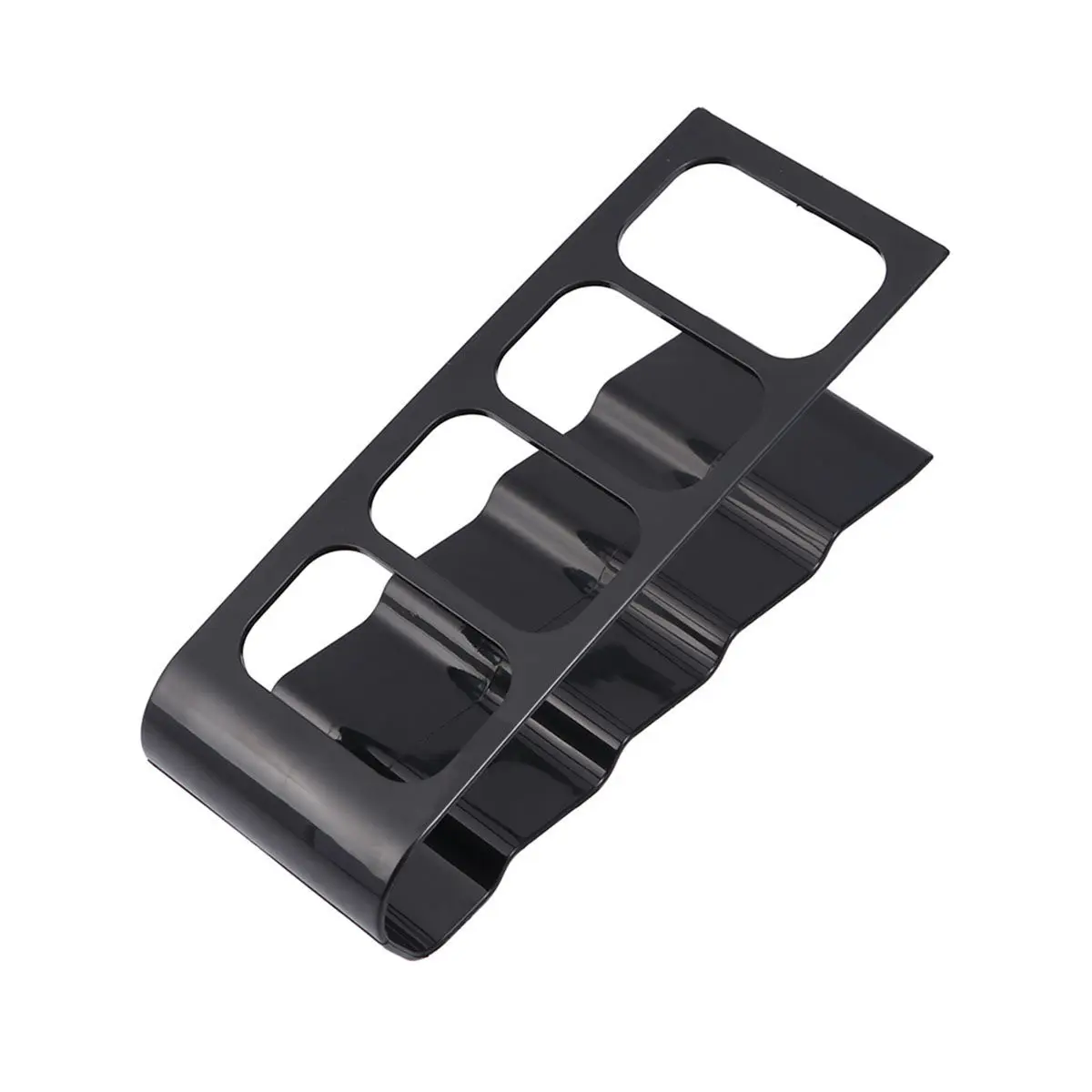 

Черный держатель для пультов на 4 рамки, многофункциональный, компактный дизайн, с противоскользящим основанием, органайзер для хранения пультов от телевизора