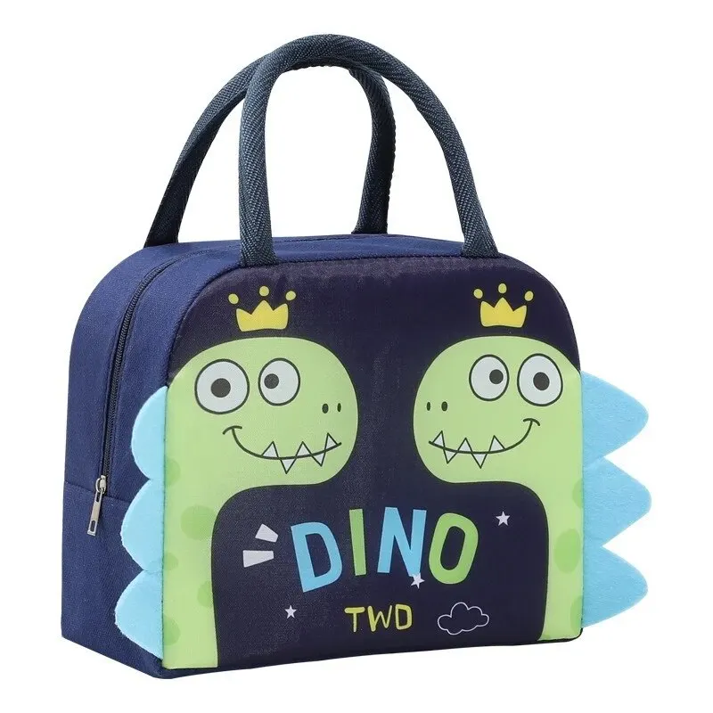 Dinosaurus Outdoor Picknick Draagbare Lunch Tas Met Rijst Geïsoleerde Lunchbox Tas