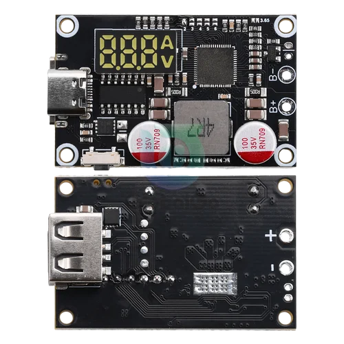 2-6S 45W 전원 은행 양방향 고속 충전 모바일 전원 모듈 디지털 디스플레이 유형-C USB PD3.0 충전 보드 