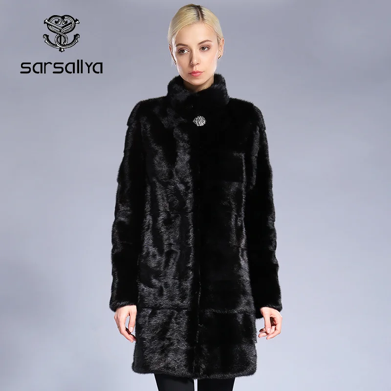 Mink Coats Women Natural Fur Coats Real Mink Fur Coat Female Genuine Fur Jackets Long Ladies Winter Clothes Oversize 7XL 6XL 5XL