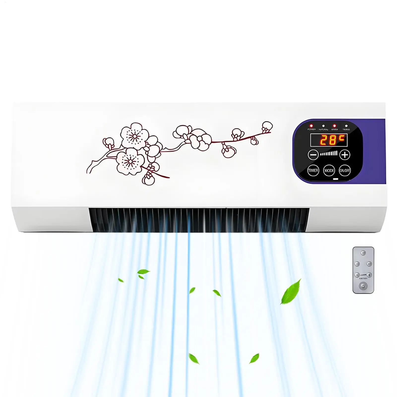

Portable Wall Air Conditioner Desk AC Unit Low Noise Air Conditioner Comfortable Space-Saving Offices