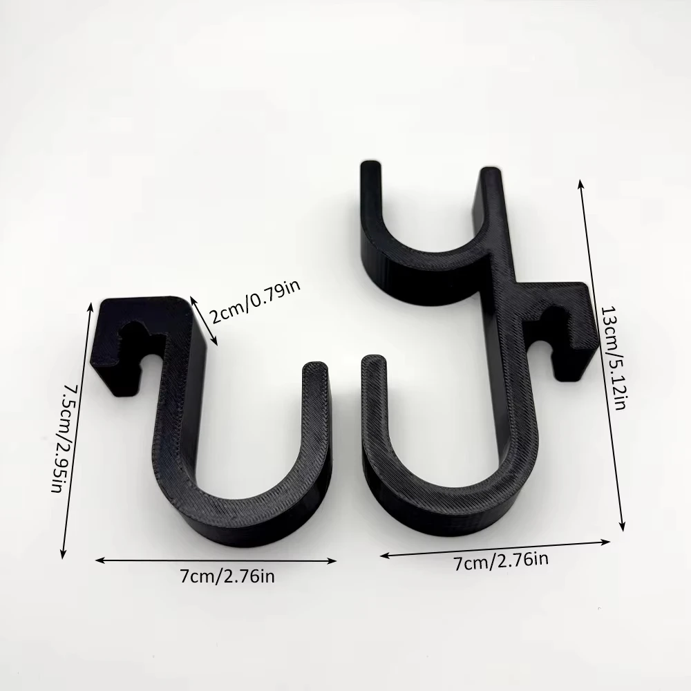2Pcs Car Umbrella Hooks - Trunk Hangers, Universal for Sedans with No-Drill Installation, Multi-Functional Seat Back Storage Rac
