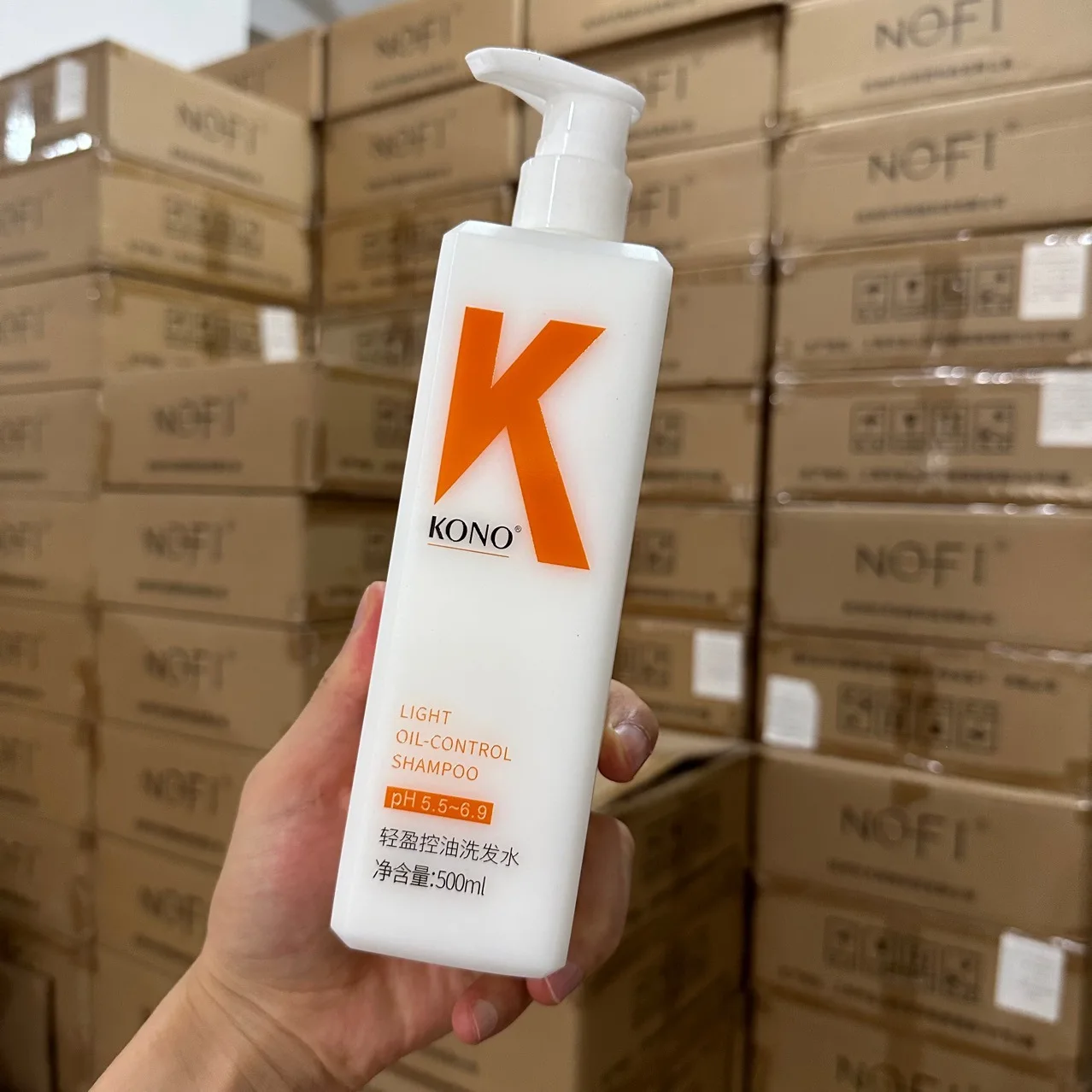 Kono Volumizing Shampoo for Oily Hair, Oil Control & Dandruff Treatment, Lightweight for