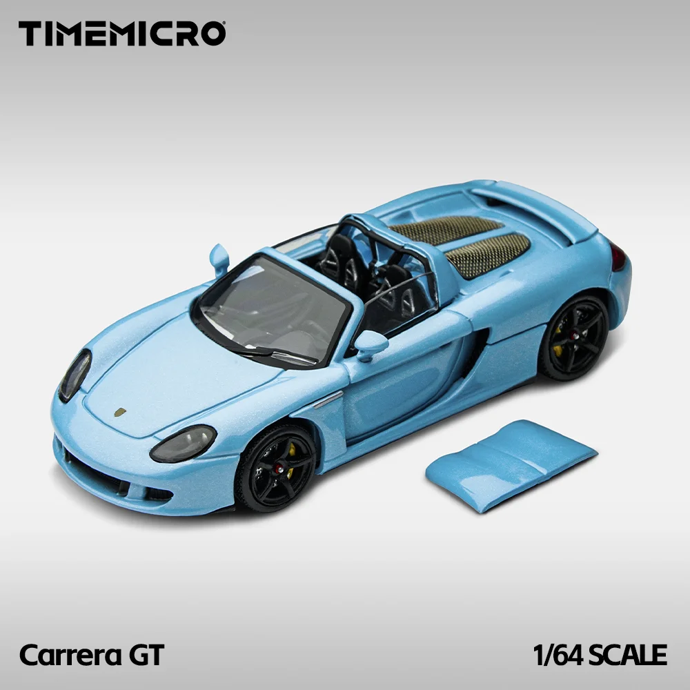 

*Pre-order*TIME MICRO 1:64 CARRERA GT Blue Painting Simulation Alloy Car Model for Hobby&Display*Gift
