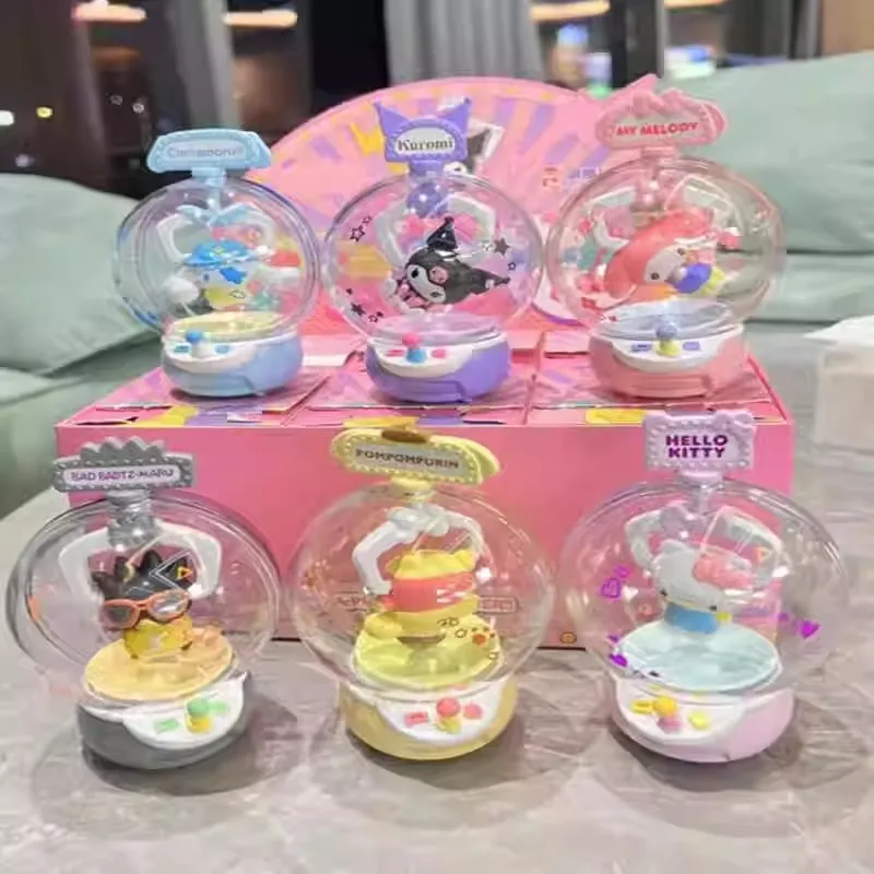 Sanrio Clip Claw Machine Series Kuromi HelloKitty Decoration Children's Toy Model Animation Peripheral Decoration Gift