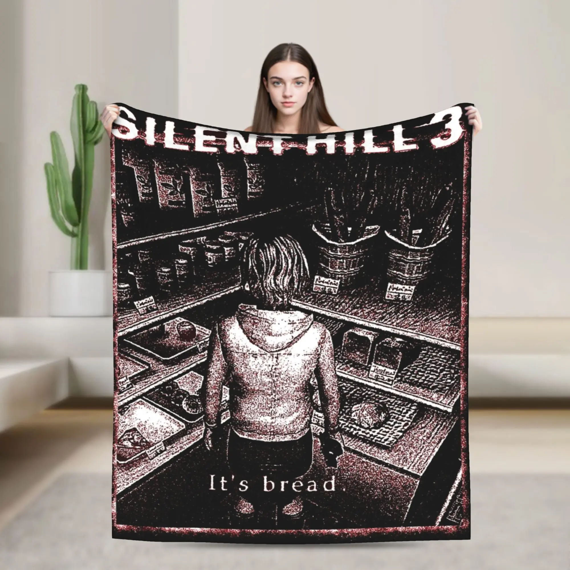 

Одеяло It's Bread Silent Hill 3, ультрамягкие одеяла с вересом для дивана, 50x60 дюймов, многоразмерное покрывало