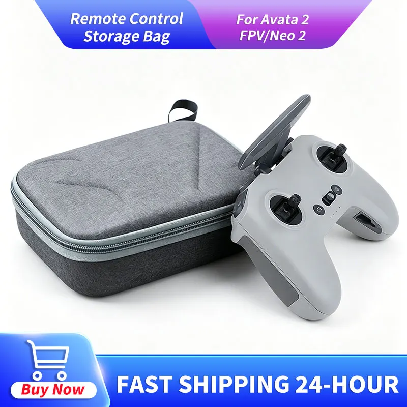 

New Remote Controller Hard Shell Case for Avata 2 Shockproof Portable Storage Carry Protective Bag Avata 2 Spare Replacement