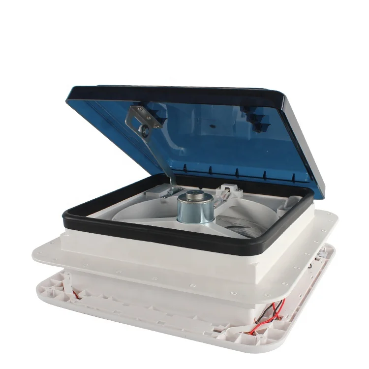 OEM de alta qualidade 11 Polegada CE 12V DC manual ou série elétrica malha destacável ventilação anti-UV telhado campista RV ventilador de ventilação