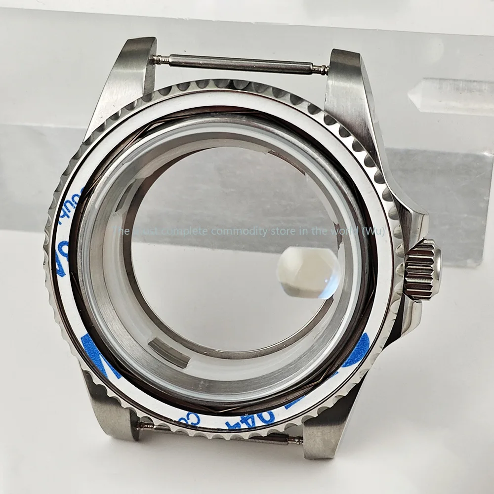

40MM Stainless Steel Case Men's Watch Accessories Mineral Glass Case for 2813/8215 Movement