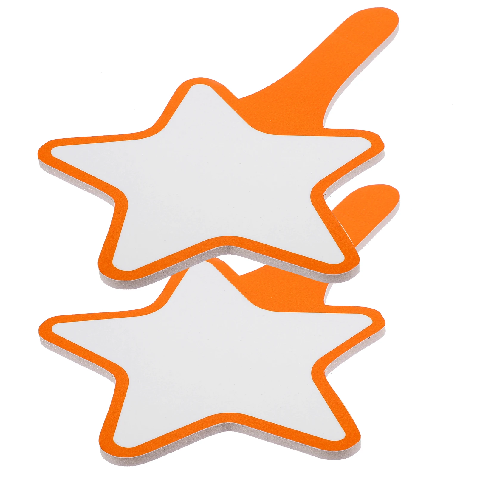 

2Pcs Handheld White Boards Portable Small Dry Erase Paddles Reusable Scoreboard for Judges Game Voting Retail Store