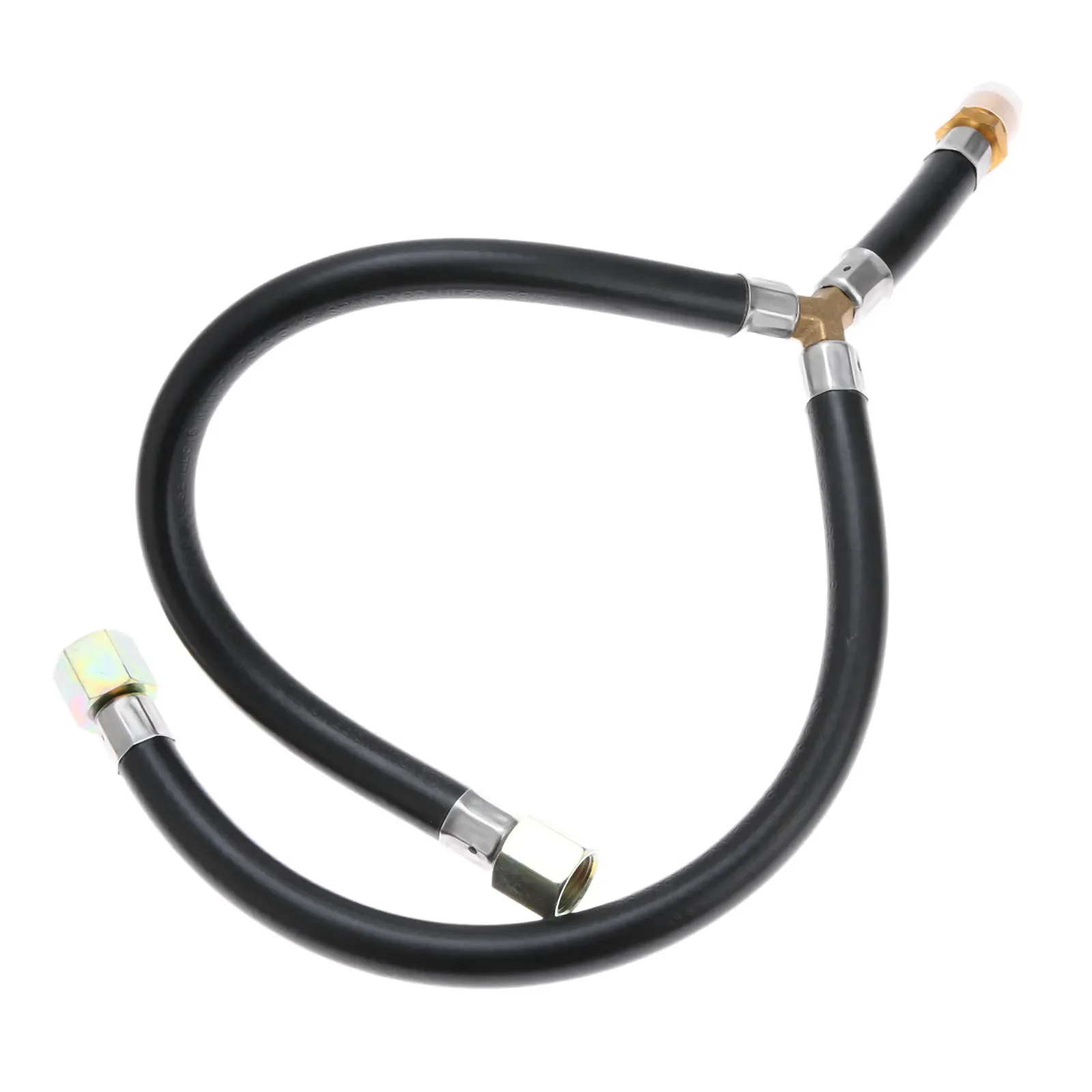 3/8 Inch Flare Gas Barbecue Grill Connection Flexible Pipe Y Splitter Hose Assemly Parts Inlet Pipe for BBQ Stove