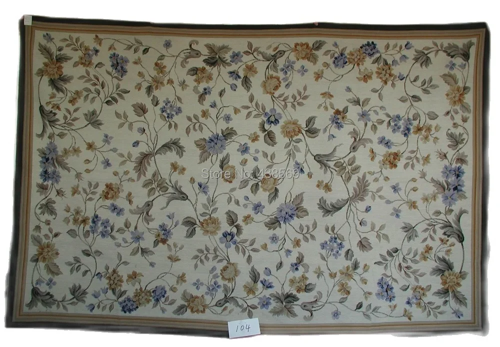

Free Shipping 8'x10'( 243x304cm) 10K Needlepoint Carpet Decorative Rugs 100% New Zealand Wool European Style wholesale price