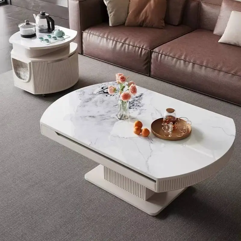 Storage Coffee Tables Multifunctional Hidden Vintage Designer Coffee Tables Japanese Modern Mesas De Centro Furniture For Home
