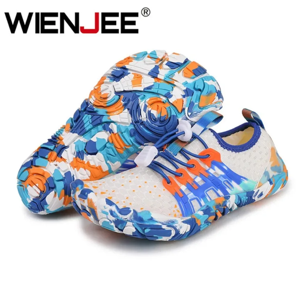 

Kids Water Shoes Children Barefoot Shoes Comfortable Trail Running Shoes Breathable Non-Slip Hiking Shoes for Outdoor Beach