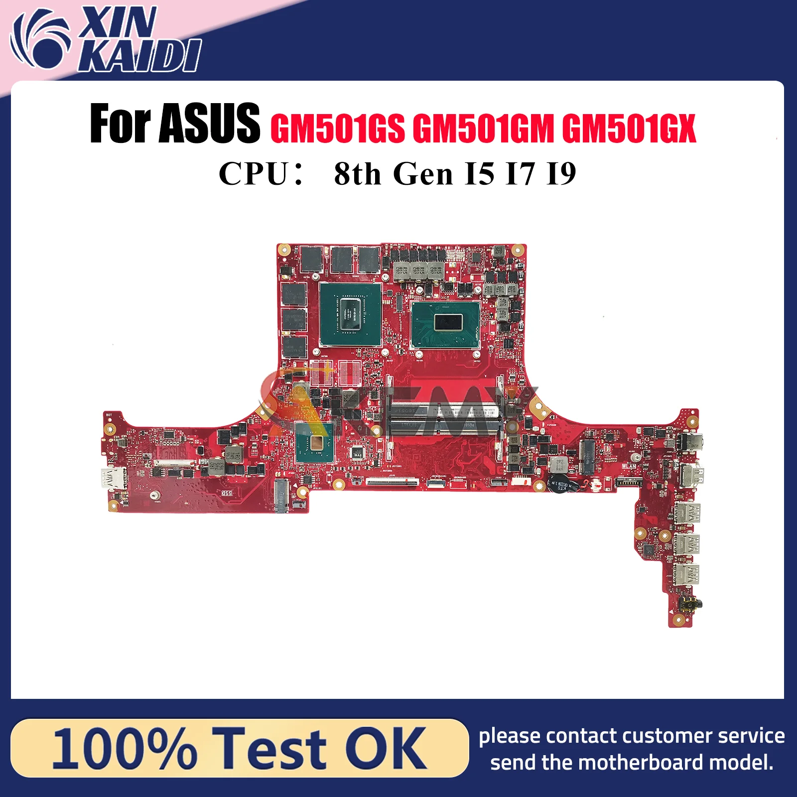 

GM501GM Laptop Motherboard For ASUS ROG Zephyrus M15 GM501G MW501G GM501GS GM501GV GM501G GM501GX GM501GM Mainboard I5 I7 I9 CPU