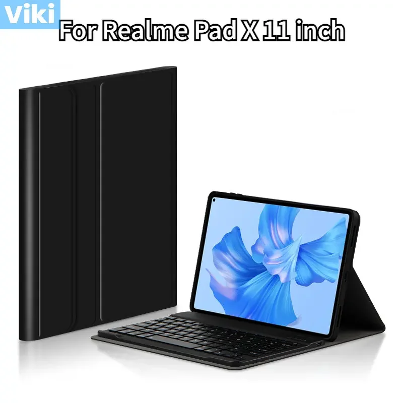 

Magnetic Detachable Bluetooth Keyboard Case Cover for Realme Pad X 11 Inch 2022 Tablet Protective Stand Cases Cover