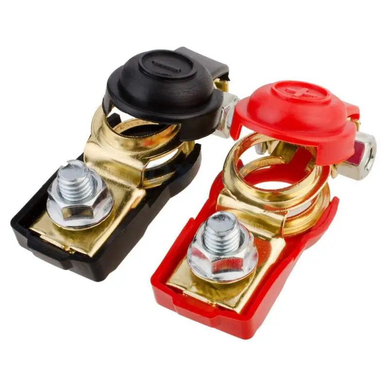 Battery Terminals Clamps For Car Boat Motorcycle Positive & Negative Electrode Quick Release Lift Off Connector