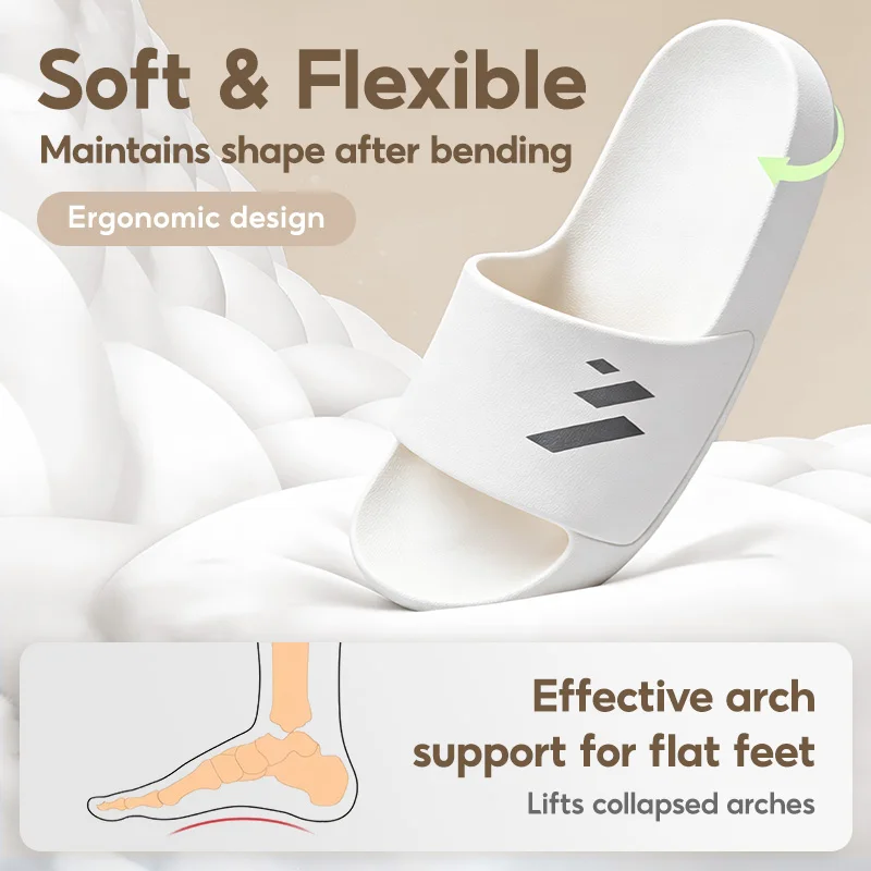 361 Degrees Men and Women slippers Breathable Soft Comfortable Skidproof Antibacterial EVA Outdoor Casual Home shoes 622617001 image 4