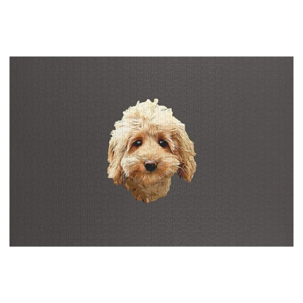 

Cavapoo Cockapoo Doodle Cuteness Jigsaw Puzzle Custom With Photo Personalized Personalize Puzzle