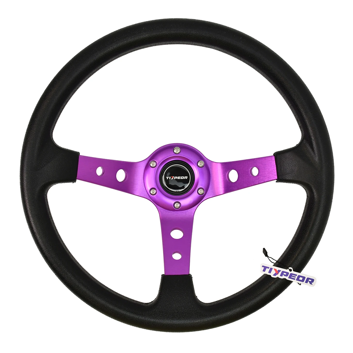 

tiypeor PU 350mm 14 Inch steering wheel universal car steering wheel with multiple color options