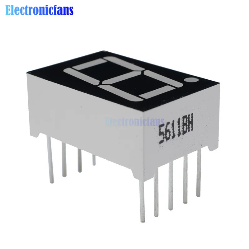 0.56 Inch Led Display 7 Segment 1 Bit/2 Bit/3 Bit/4 Bit Digit Buis Rood gemeenschappelijke Kathode/Anode Digitale 0.56 Inch Led 7 Segment
