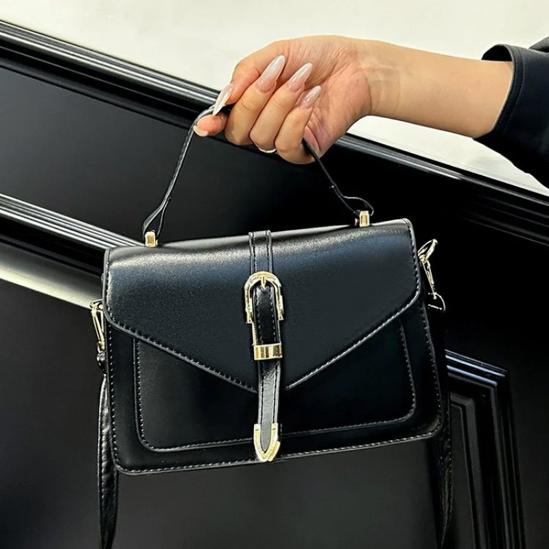 

Классическая элегантная женская сумка-мессенджер из высококачественной кожи, модный парижский дизайнерский стиль, повседневная простая винтажная женская сумка-тоут
