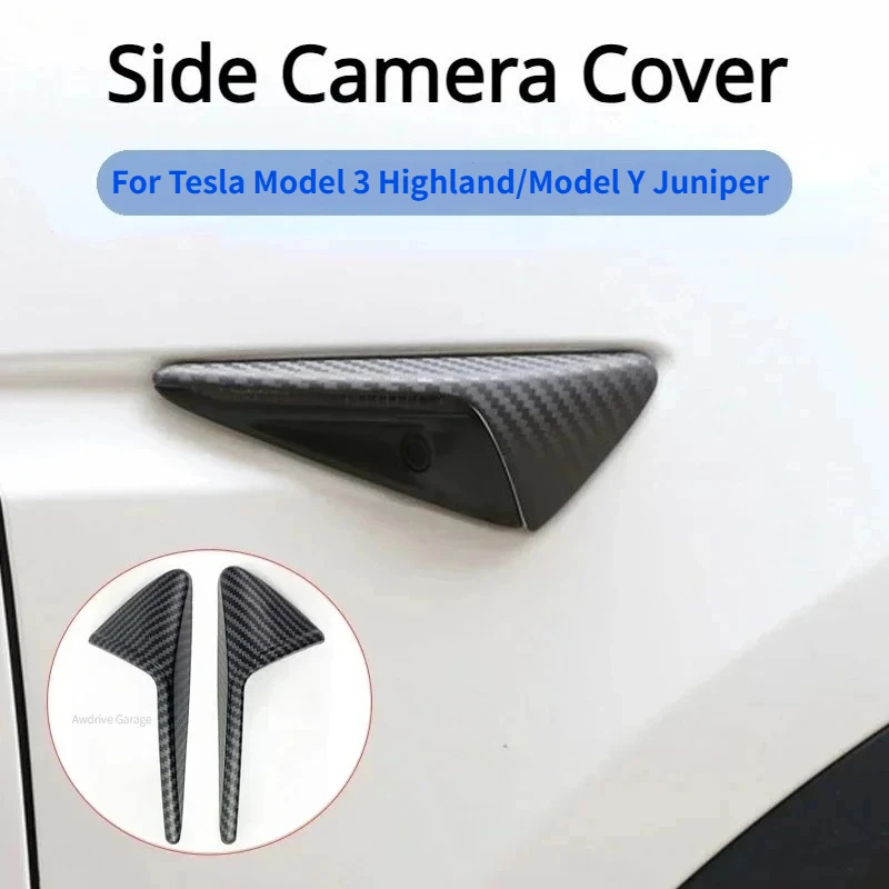 

Защитная накладка на боковую камеру из АБС-пластика для Tesla Model 3 Highland 2024 и Model Y 2025 (HW4.0), аксессуары для автомобиля