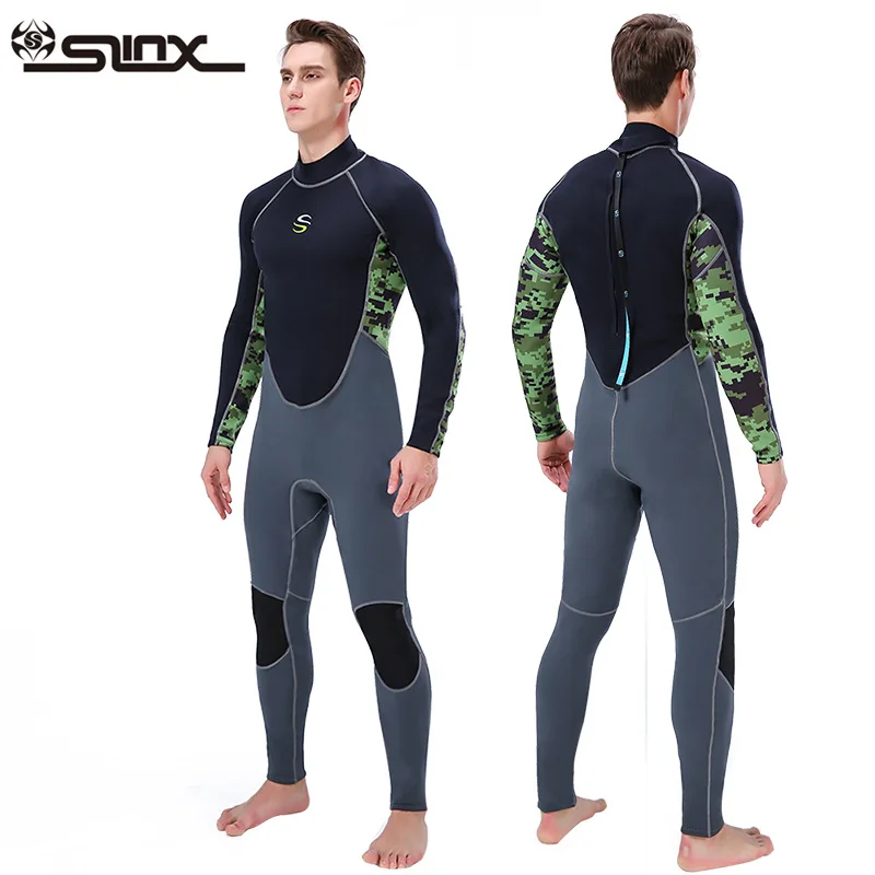 

2MM Full Body WaterProof Keep Warm Spearfishing Kayaking Swim Diving Suit Men Scuba Neoprene Snorkeling Drifting Swim WetSuit
