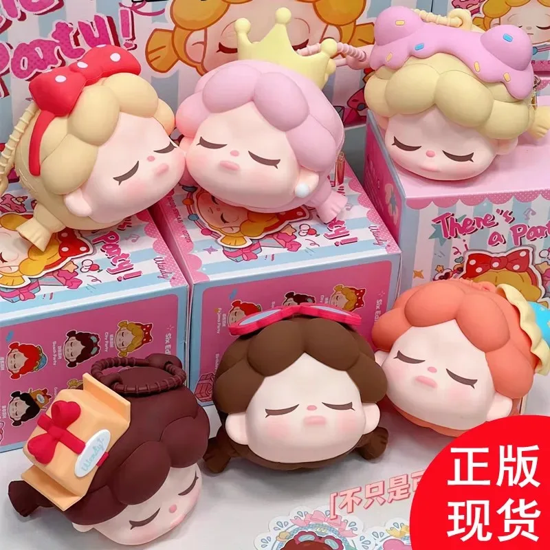 KKV أصيلة ويندي "هناك حفلة" سلسلة صندوق أعمى معلقة حلية سماعة أحمر الشفاه دمية حقيبة هدية #4