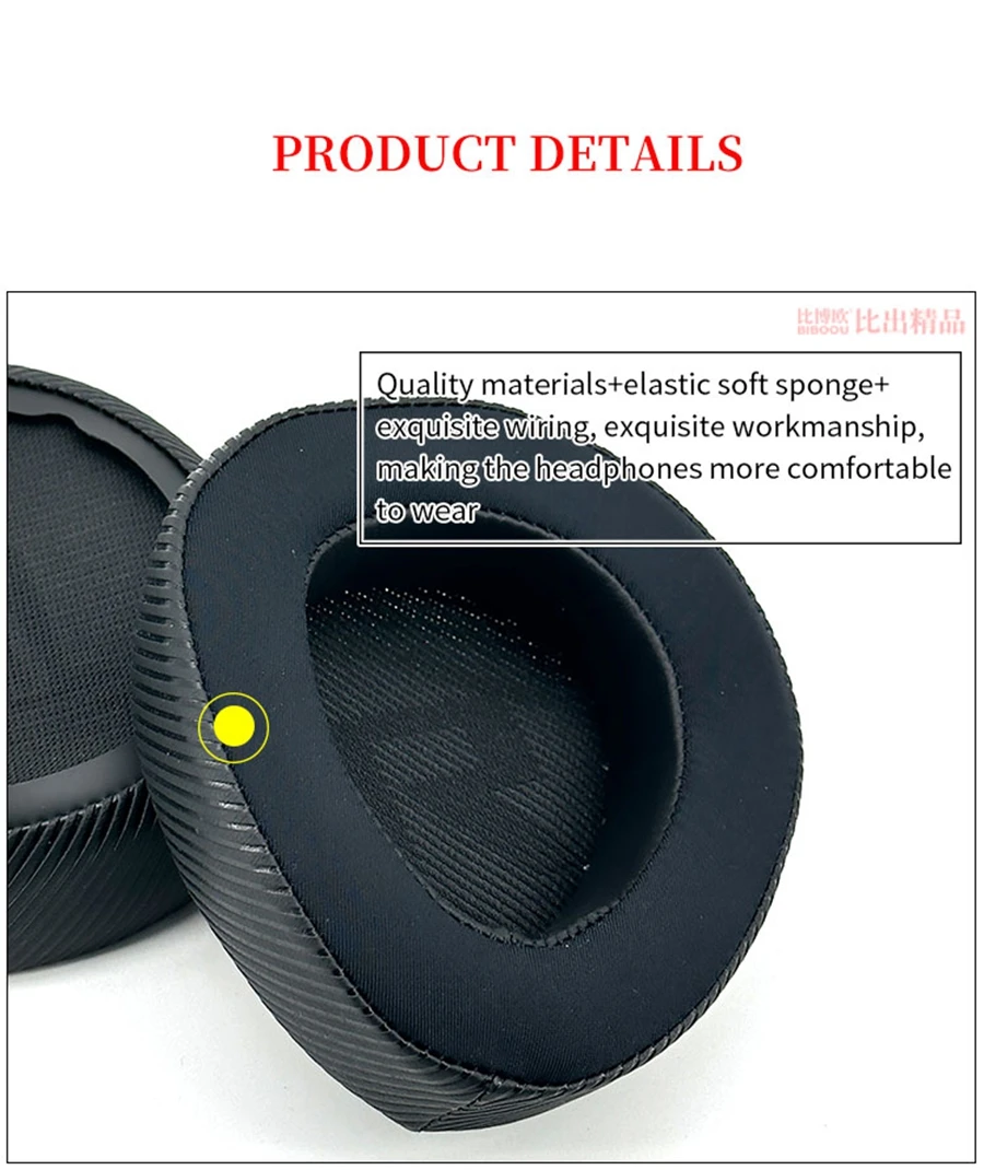 For ASUS ROG Delta II Headphone Cushion DELTA 2 Headset Foam Ear Pads Sponge Earpads Lambskin Earmuffs