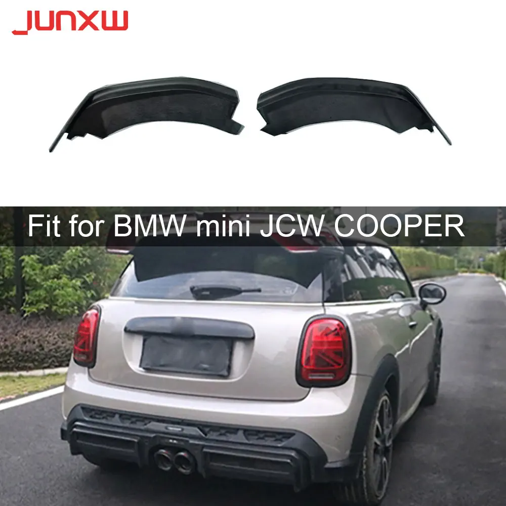 

Dry Carbon Fiber Rear Bumper Lip Splitters For BMW MINI Cooper JCW F56 F57 2022-2024 FRP Flaps Apron Canards Body Kits