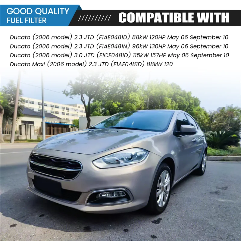 Automobile Fuel Filter Housing For Fiat Ducato Citroen Multijet HDI JTD Diesel 3.0 2.3 1362976080