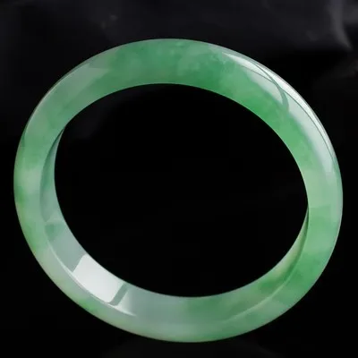 Imagem -02 - Pulseira Natural Jadeite Jade Presente Requintado para Namorada e Mãe Hetian Jade 54 Mm62 mm