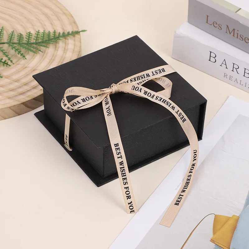 

Изысканная флип-шкатулка с бантом и лентой, кольцо, серьги, ожерелье, кулон, органайзер, коробка для хранения в форме книги, подарочная упаковка