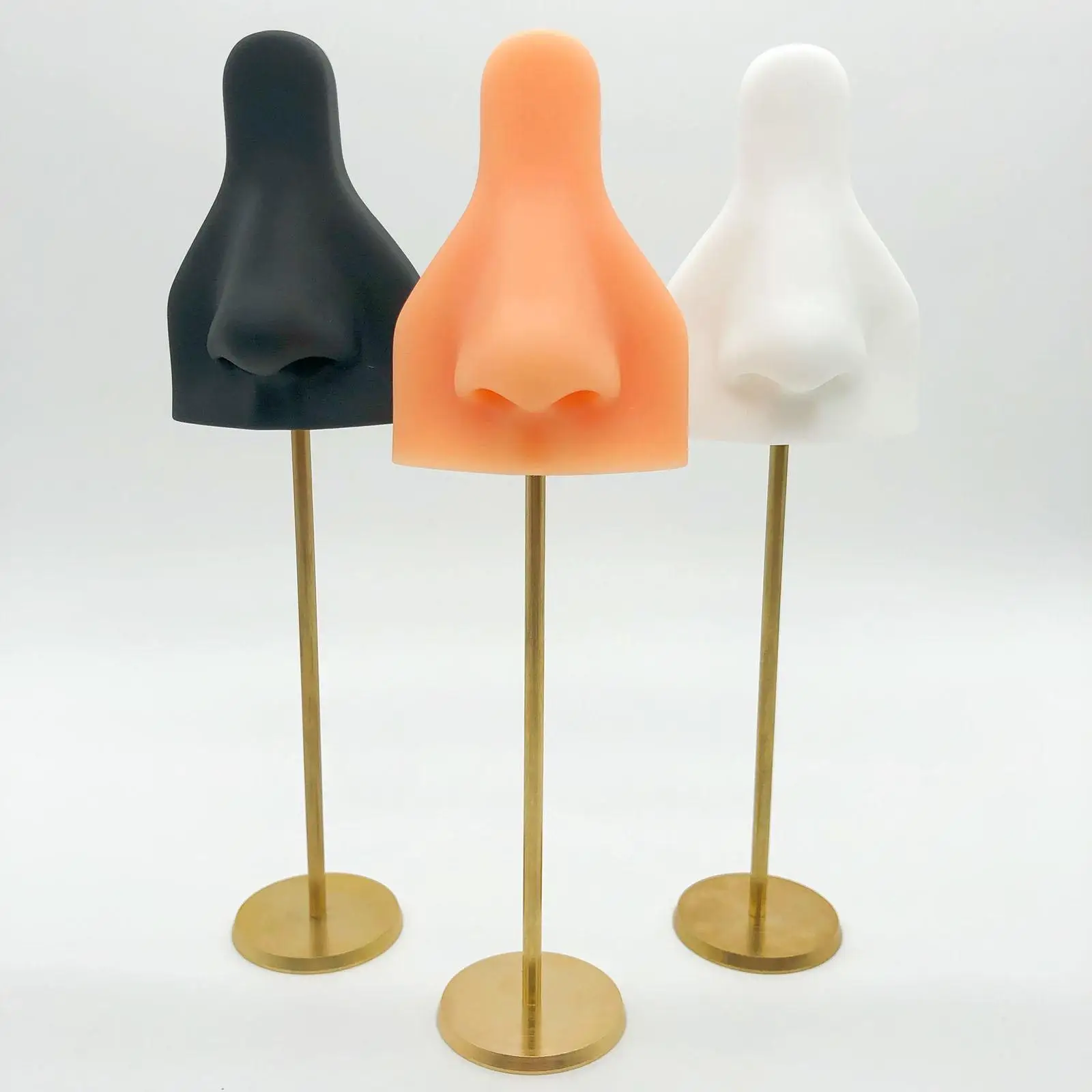 نموذج أنف من السيليكون للمبتدئين أجزاء ممارسة ثقب الحلي قائمة بذاتها