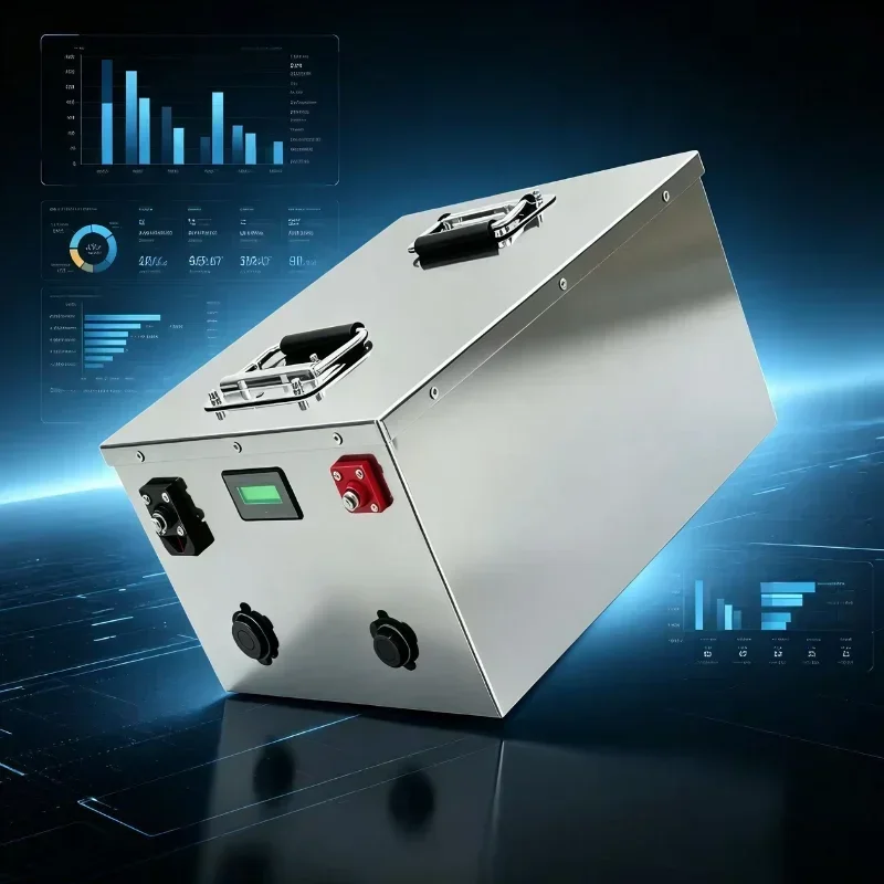 24VLithium Battery Unit 100Ah‑450Ah with Matching Charger, Deep‑Cycle Energy Storage for Off‑Grid Home RV Outdoor Applications