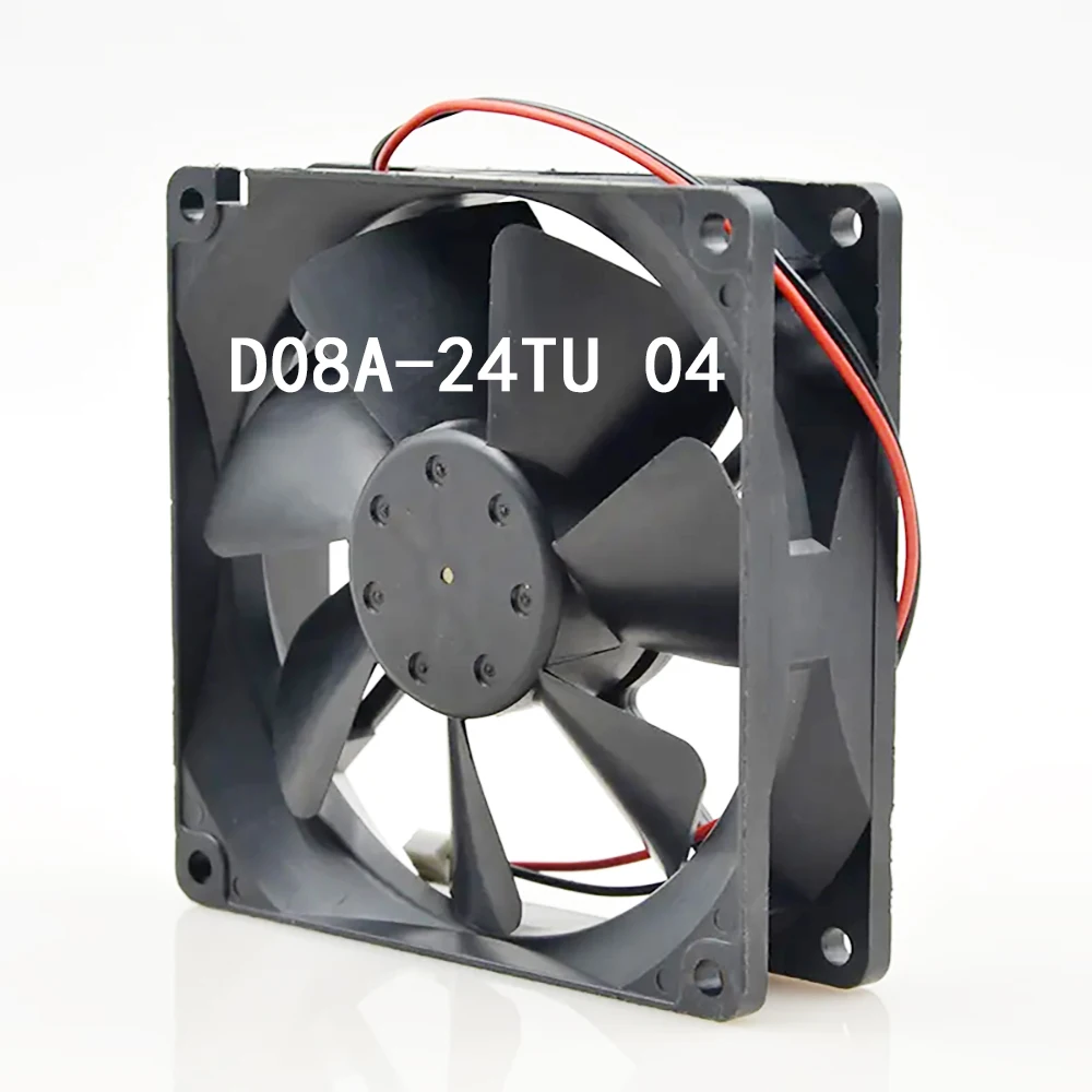 Server 80X80X25mm D08A-24TU 04 radiator  24VDC 0.11A Silent Case Cooling Fan