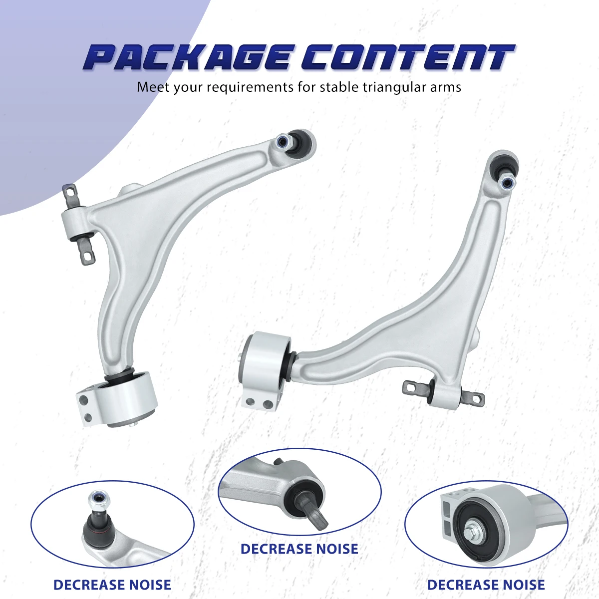 AzbuStag 8Pcs Front Lower Control Arm Sway Bar Tie Rod End Link for CADILLAC SRX 2010 2011 2012 2013 2014 2015 2016  20984481