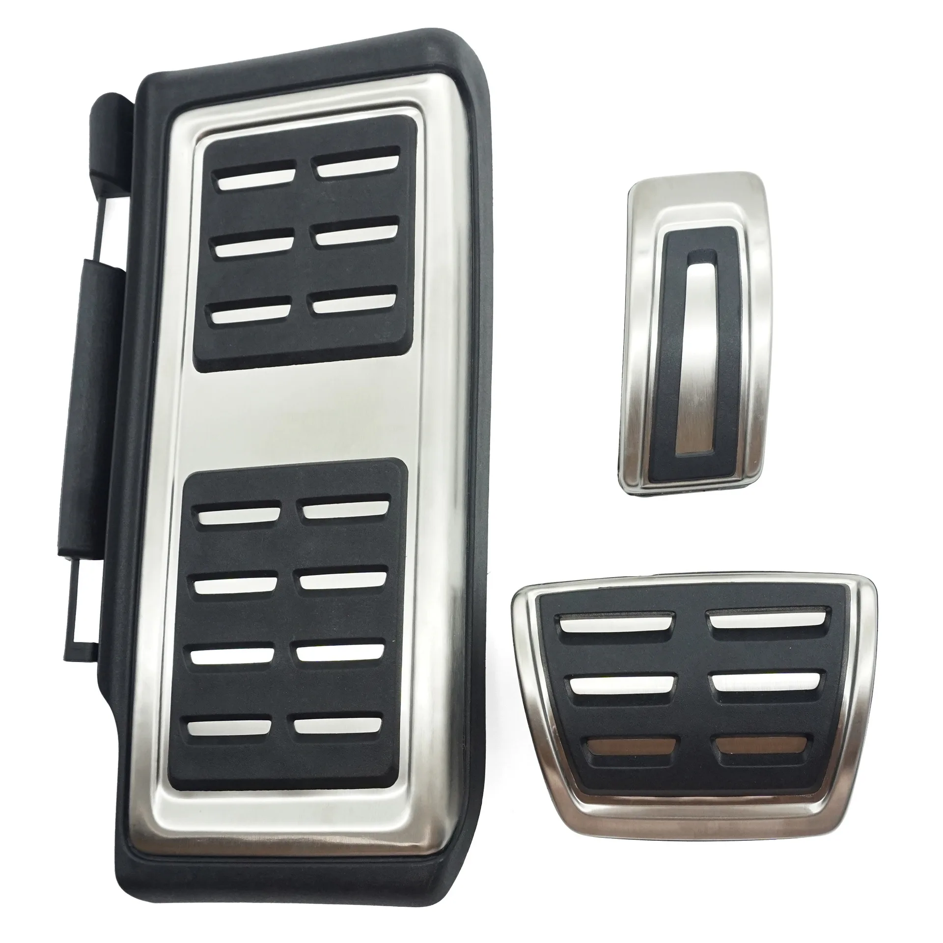 Non-slip Pedal Pads Stainless Steel Pedal Covers For Daily Driving Safety Drill-free Installation Welding Free Setup