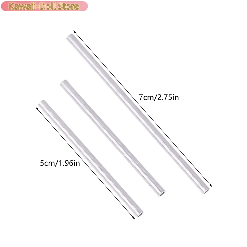 3 stks/set RC Brandstoftank Onderdelen Brandstoftank Aluminium Buis Model Brandstoftank Voor RC Onderdelen Aeromodelling Afstandsbediening Model Accessoires