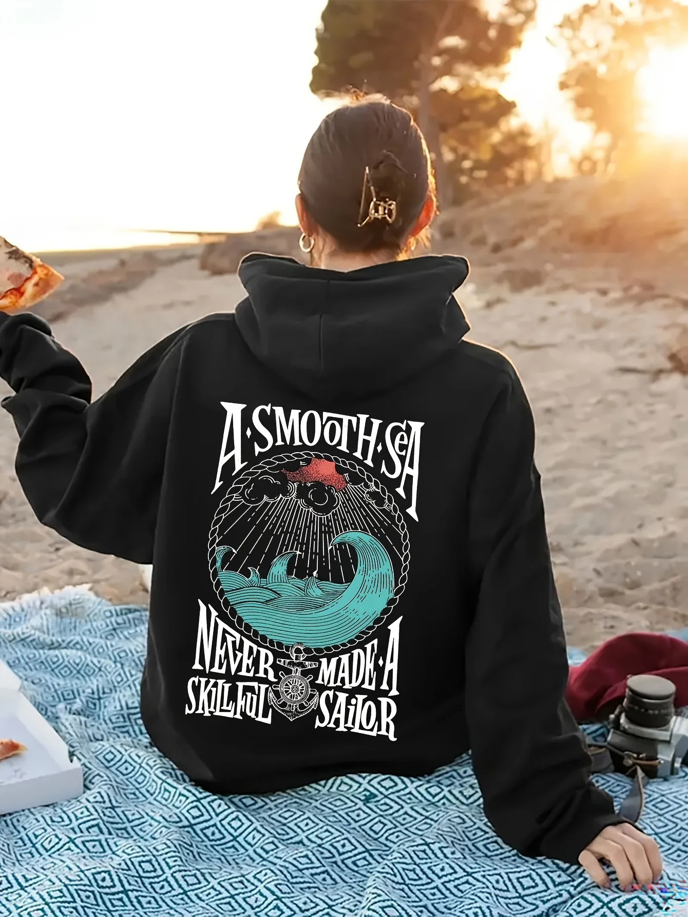 

Graphic Printing Autumn and Winter Pure Cotton Men's and Women's Hoodies Casual Outdoor Street Sports Loose Training Brand Trend