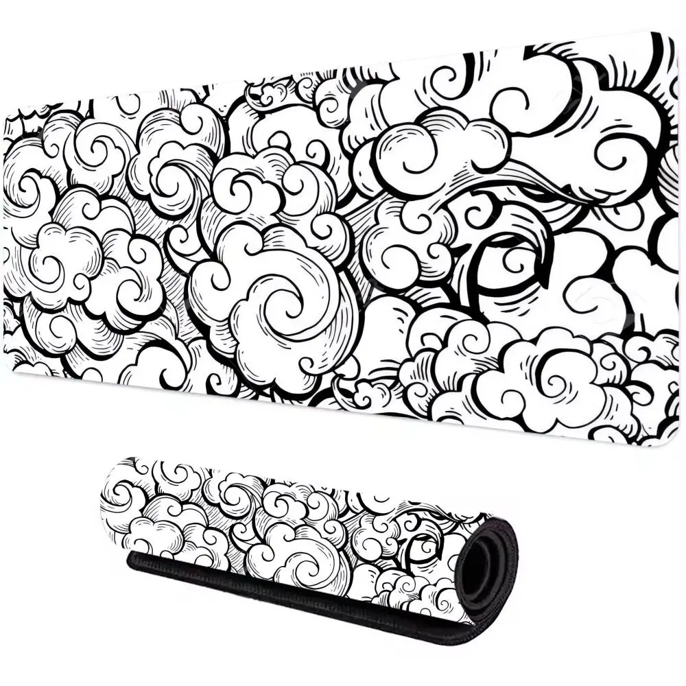 

Cloud Art Mouse Pad Large Computer Office Game Table Mats XXL Rubber Anti-slip Gaming Keyboard Mousepads Long Desk Pads 300x600