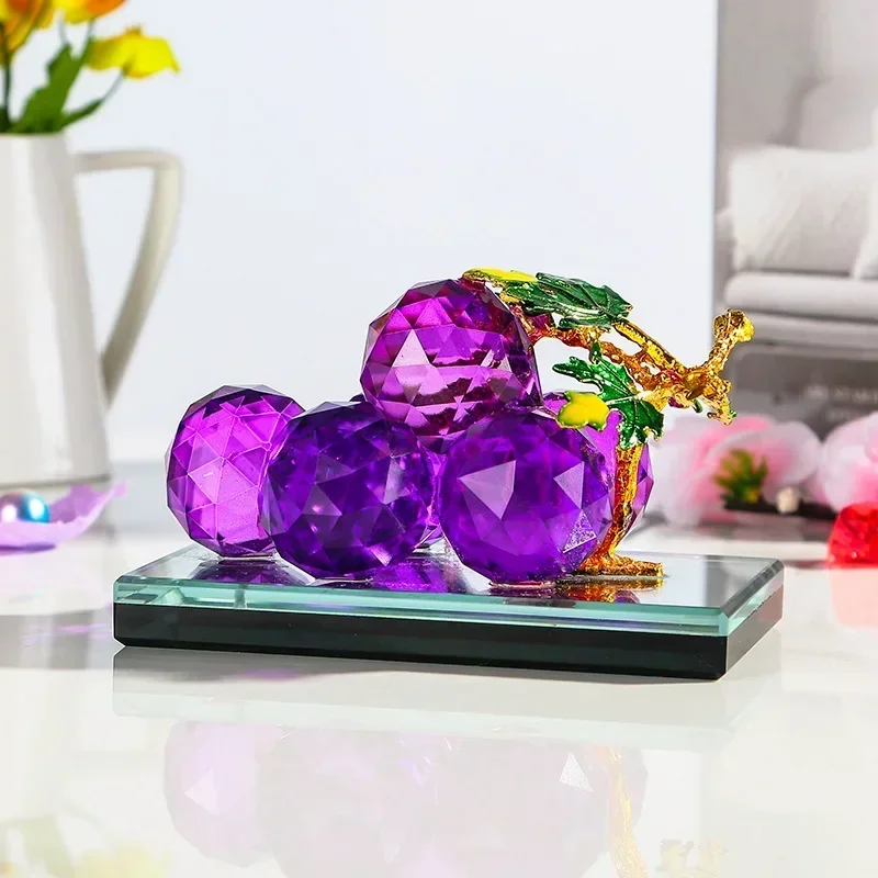 Crystal Grape Perfume Car Ornament Car Accessories Creative Ornaments