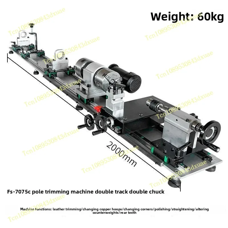 2024 Popular FS-7075D Variable Speed Billiard Cue Snooker Pool Repairing Lathe