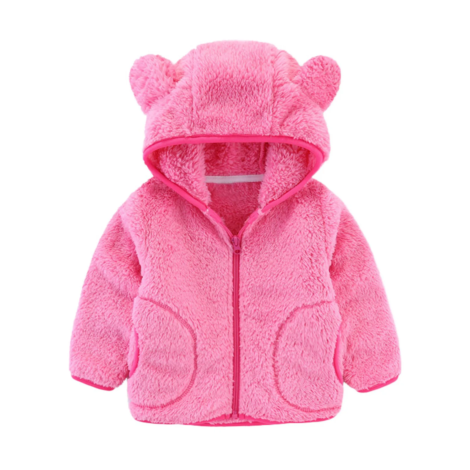 Coat Outerwear Girl Children\'s Fleece Toddler Winter Coat of Many Colors Jacket Kids for Little Girls Costs for Toddler Girls