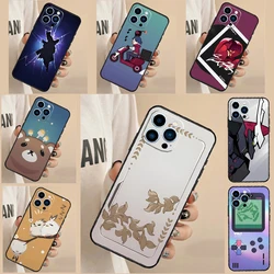 Himeko Kafka Honkai Star Rail Back Case For iPhone 16 15 14 13 11 12 Pro Max Mini XS X XR 7 8 Plus Phone Cover